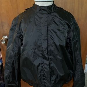 Harley Davidson Womens Solid Black Jacket Sz L